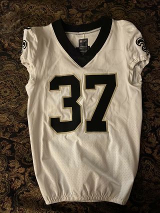 Nike Orleans Saints Game Worn/issued Football Jersey 37 Please Read 2017