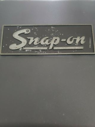 Vintage Snap On Toolbox Tool Box/chest Emblem Badge