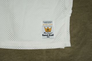 1988 - 1990 Detroit Lions Game Worn Sand Knit 43 White Jersey 3