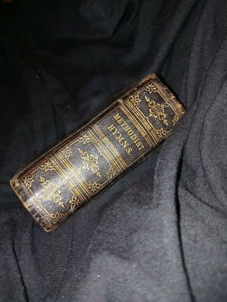 1849 Methodist Hymns Miniature Handbook.