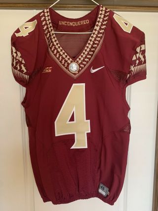 Florida State Seminoles Authentic Game Issued Jersey Sz 46