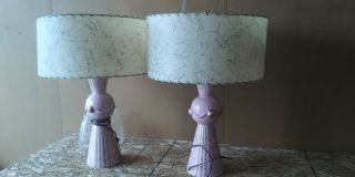 Vintage Table Lamps Set Of 2 Living Room