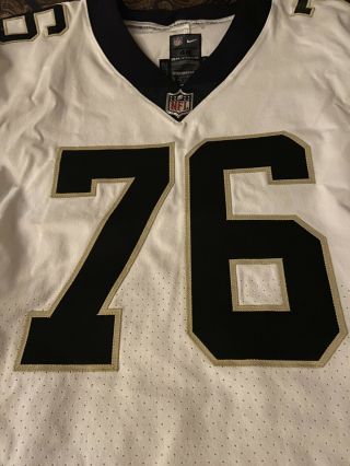 Nike Orleans Saints Game Issued/worn Football Jersey 76 Size 48 2017,  10