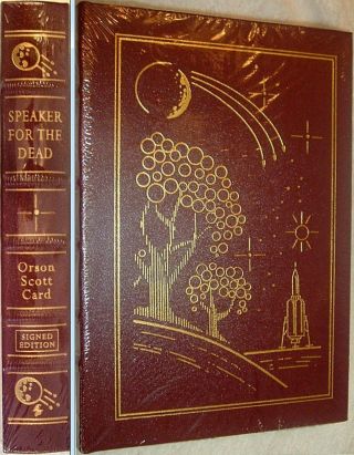 Speaker For The Dead By Orson Scott Card Easton Press Signed Edition