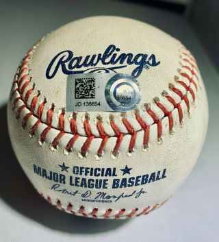 2020 Game Baseball Corey Seager Game - Winning Single 8/18/20 Dodgers Mlb