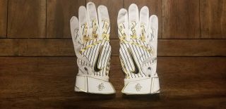 Giancarlo Stanton Team Issued Custom York Yankee Batting Gloves
