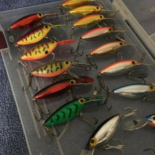 Pre - Rapala Storm Hot’n Tot Thin Fin Vintage Fishing Lures 14 (h - Series)