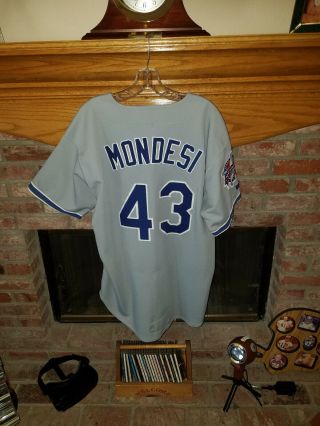 1995 Raul Mondesi All - Star Game Worn & Signed Los Angeles Dodgers Jersey