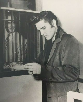 Elvis Presley 8x10 Vintage 40,  Year Old Photo