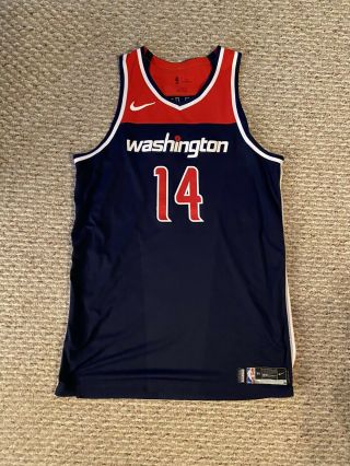 Jason Smith Washington Wizards Game Worn Issued Nike Jersey 54 Aeroswift