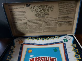 VINTAGE 1985 WWF WRESTLING STARS GAME MILTON BRADLEY 80S HULK HOGAN ROWDY 2