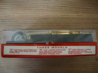 Vintage Binks Wren Airbrush 59 - 10002 Type B Kit & Instructions 3