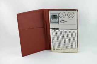 Vintage National Panasonic Model Rf - 015 Pocket Radio