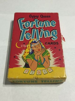 Vintage Gypsy Queen Fortune Telling Cards