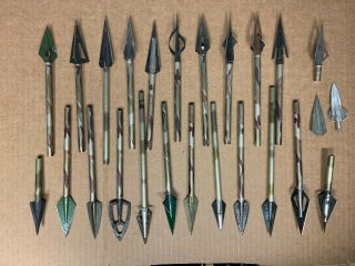 Vintage Broadheads All For Display