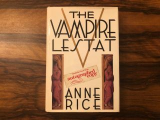 Anne Rice Signed 1985 First Edition The Vampire Lestat Hardcover Very Good Cond