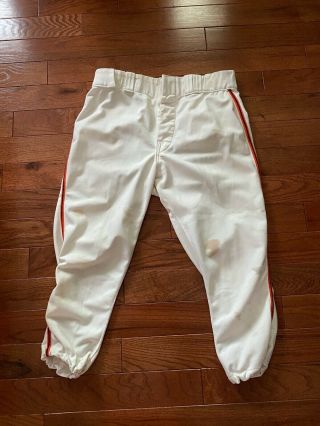 1976 Sf Giants Jim Barr Game Worn Home Pants Wilson Size 35