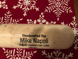 Mike Napoli Game Broken Bat Mlb Authentication Sticker Boston Red Socks