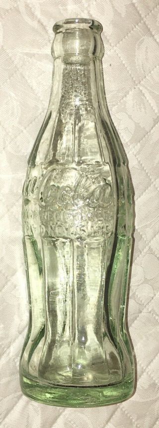 Vintage Coca Cola Bottle Nov 16 1915 Evansville Illinois Coke