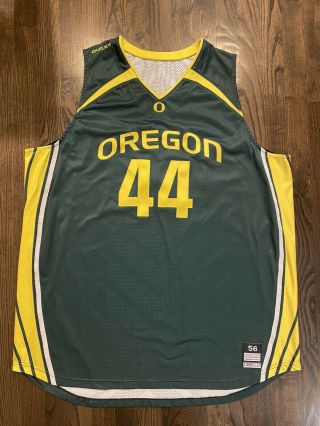 2005 - 06 Nike Ivan Johnson 44 Oregon Ducks Team Issued Game Worn Jersey Size 56