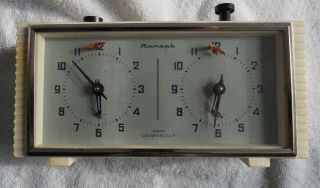 Vintage Ussr Russian Chess Tournament Mechanical Clock Timer Yantar