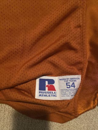 Early 90s Game Worn Texas Longhorns Football Jersey Home Powell 3