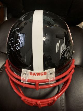 Game Worn Georgia Bulldogs Helmet