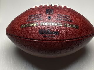 2010 Baltimore Ravens Game Issued Wilson NFL The Duke Football 2