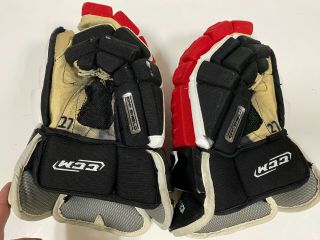 DOUGIE HAMILTON 09 ' 10 Signed Niagara Icedogs OHL Game Worn Hockey Gloves 4