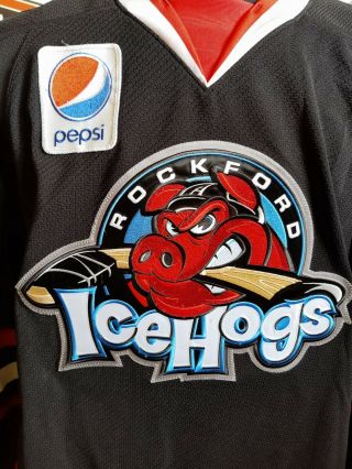 Brandon Saad Rockford Icehogs Game Worn Jersey Ahl Blackhawks