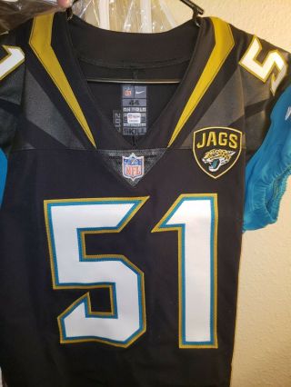 Paul Posluszny Game Issued Autographed Psa Dna Authentication Black Jersey