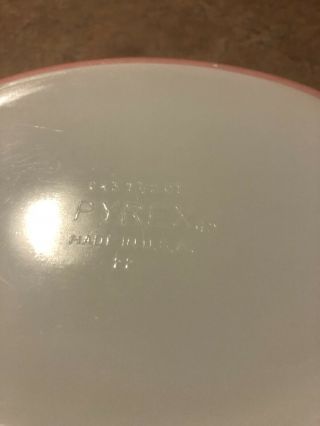 Vintage Pink Daisy Oval 1.  5 Quart Dish 3