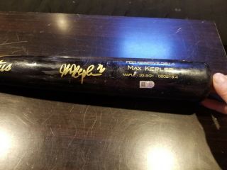 Max Kepler Signed Game Bat Mlb Authentication (mn Twins)