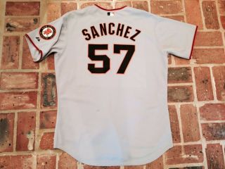 2010 Jonathan Sanchez San Francisco Giants Game Worn Jersey - World Series Year
