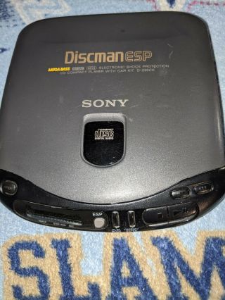 Vintage Sony D - 235ck Portable Cd Player Discman Esp Mega Bass