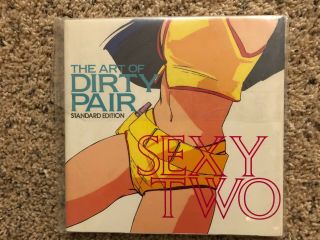 Art Of Dirty Pair Book Sexy Two Vol.  1,  2 Japan 1986 Vintage Anime Girls Visual