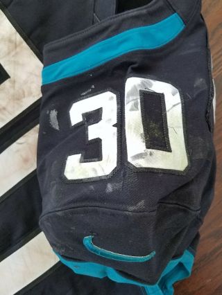 JAMES ROBINSON Game Worn ROOKIE NFL Jaguars Jersey PHOTO MATCHED Steelers 6