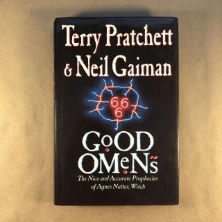 Good Omens By Neil Gaiman & Terry Pratchett (first Uk Edition,  1990,  Hardcover)