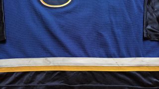 1999 - 00 St Louis Blues Game Worn Jersey Terry Yake Set 2 NHL 2000 CCM 4