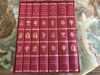 Jane Austen Complete 7 Novels,  Folio Society London,  1975 Edition,  With Slipcase