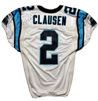 Jimmy Clausen Game Worn Jersey Autographed Notre Dame Game Carolina Panther