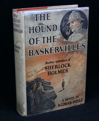 A.  Conan Doyle The Hound Of The Baskervilles 1930 W/dj Shelock Holmes Detective