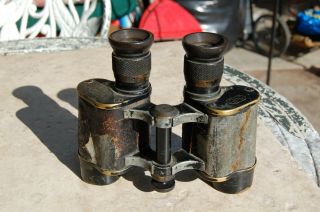 Vintage German E.  Leitz Wetzlar Binoculars 3 - Day