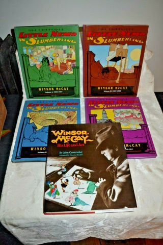 4 Volumes The Complete Little Nemo In Slumberland,  Winsor Mccay His Life & Art