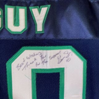 Danbury Whalers FHL Game Worn jersey Fighter Devin Guy 10 2