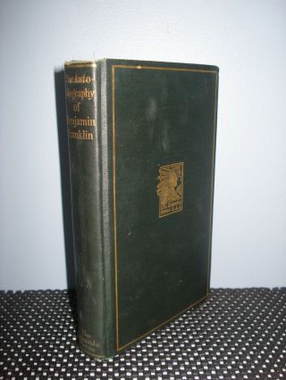 1903 The Autobiography Of Benjamin Franklin (reprint Of 1915)