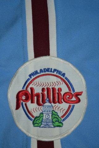1988 PHILADELPHIA PHILLIES LEE ELIA GAME WORN JERSEY FROM PHILLIES SIGNED 4
