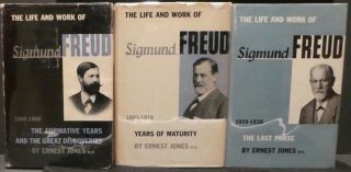 Jones,  Ernest,  Md.  The Life And Work Of Sigmund Freud.  3 Vols.  First Editions
