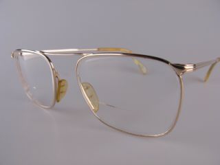 Vintage Marwitz Optima Gold Filled Eyeglasses Frames Size 50 - 18 140 Germany