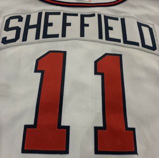 Gary Sheffield “Game - Used” Atlanta Braves 2003 Jersey w/Heritage 5